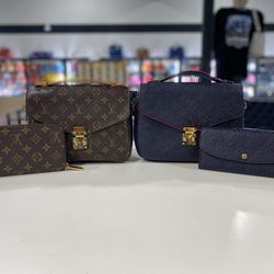 2 Louis Vuitton Métis  1 Zippy Wallet And 1 Emilie 
