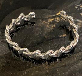 Bracelet Solid Silver 925 weight 26.3g $150