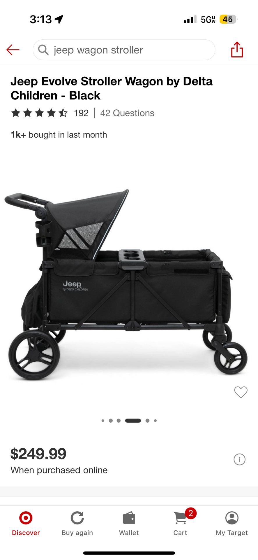 Jeep Evolve Stroller Wagon
