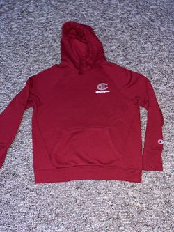 Vintage dark red champion hoodie