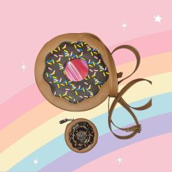 Donut Crossbody Purse With Coin Wallet 