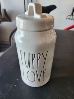 Puppy love treats container