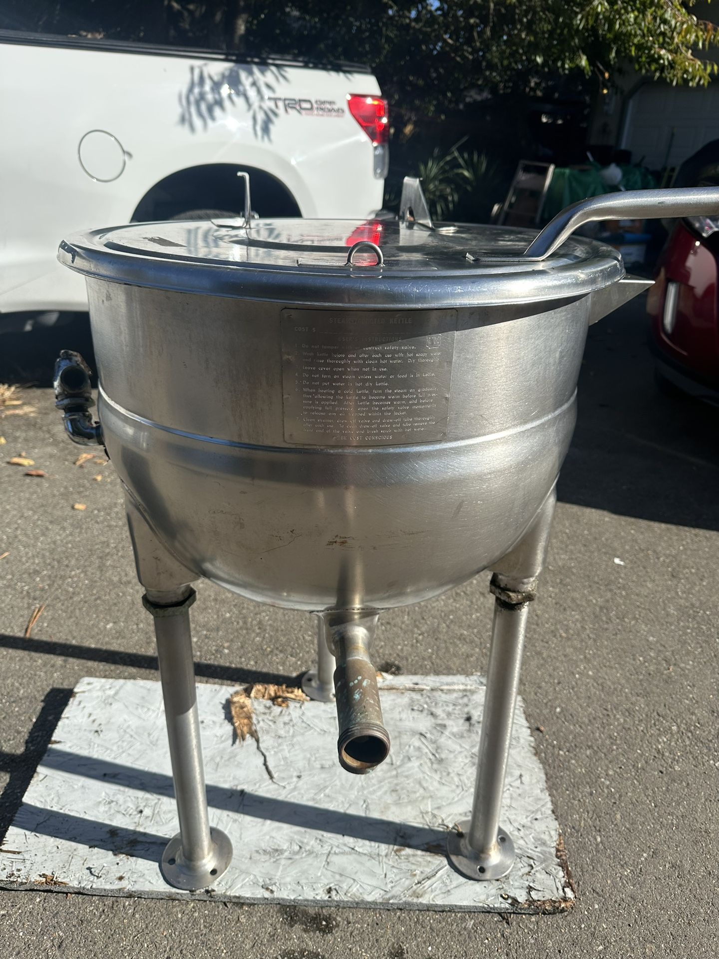 20 Gallon Steam Jacketed Kettle