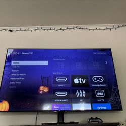 65” TCL Roku TV