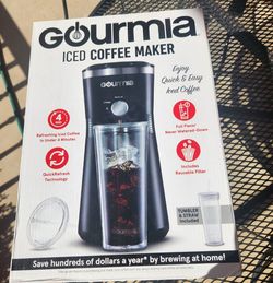 Gourmia Iced Coffee Maker with Tumbler