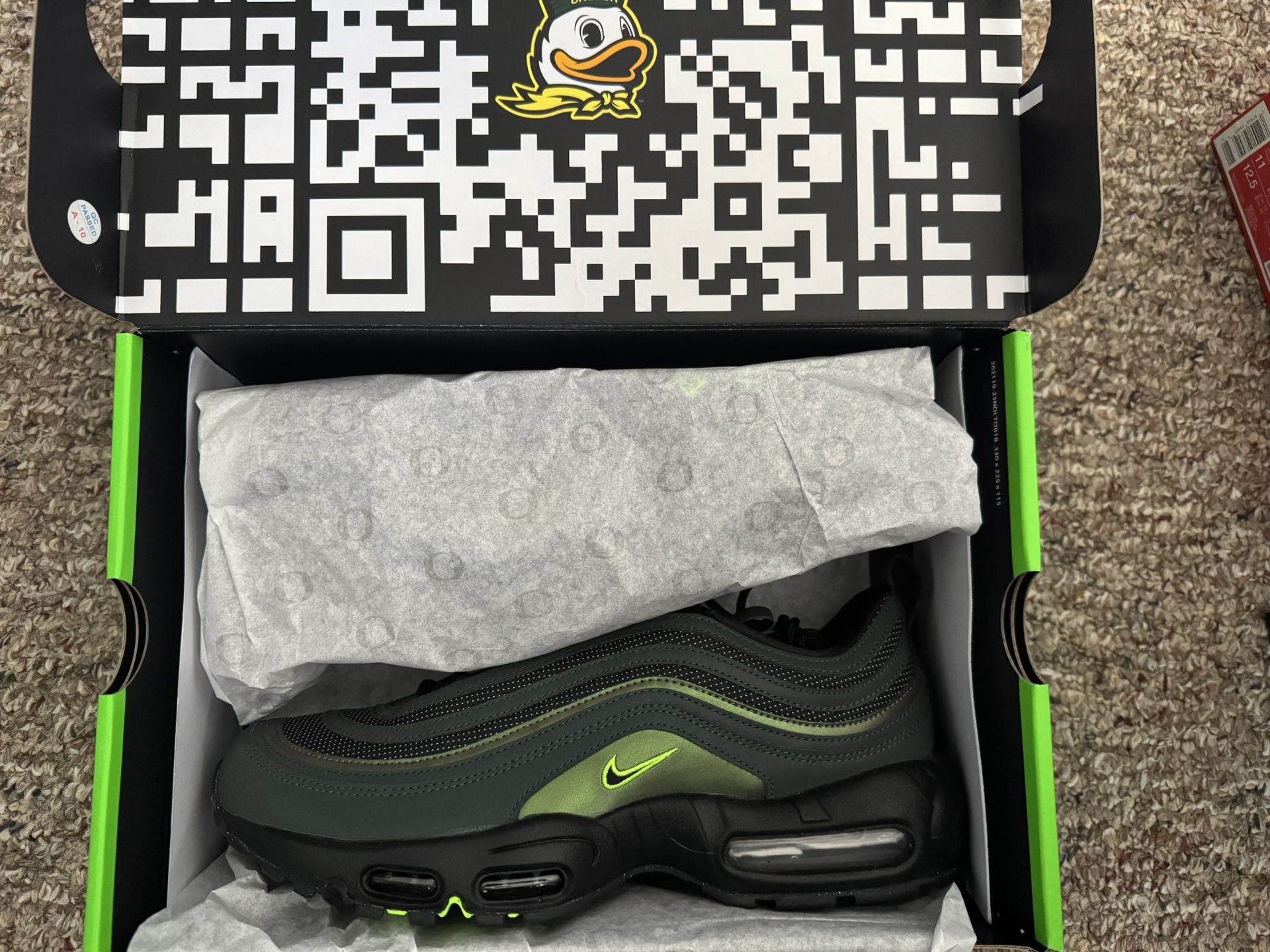 Nike Air Max 95/97 Ducks Of A Feather Thunder Size 11