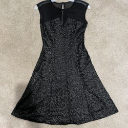 Black Sequin Dress