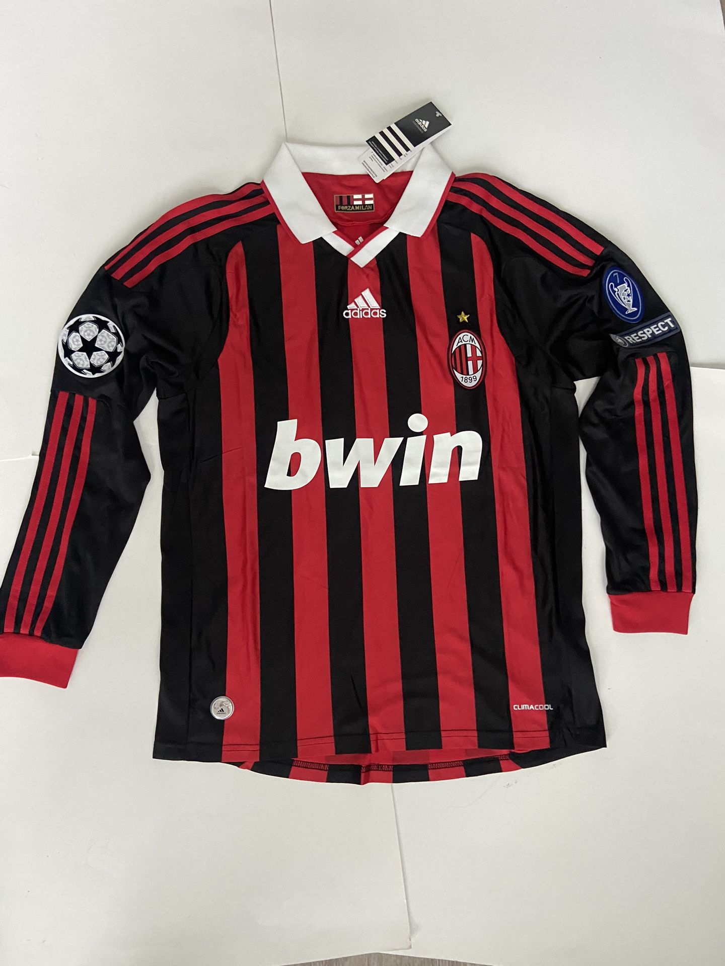Jersey Soccer Ac Milán Ronaldinho Camiseta Adidas Fútbol Playera Size M