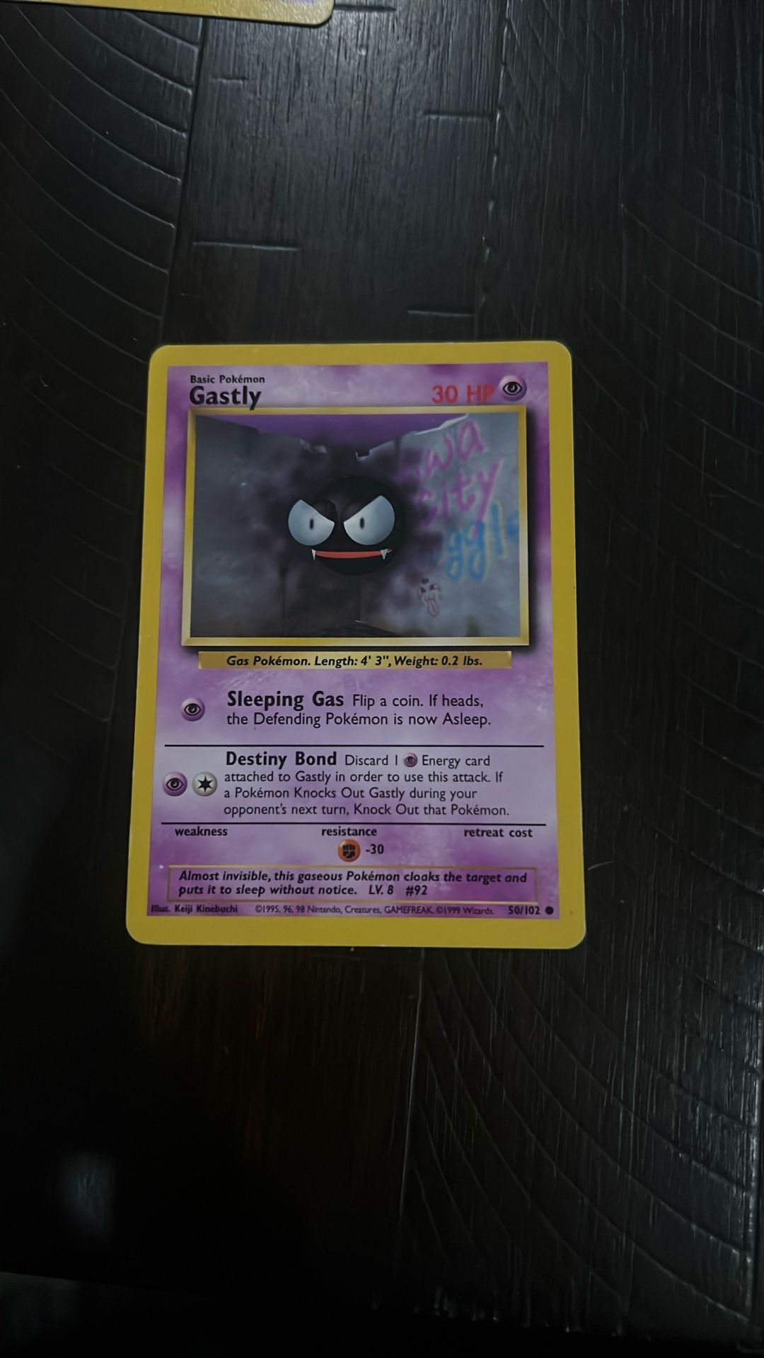 Pokemon Card Gastly