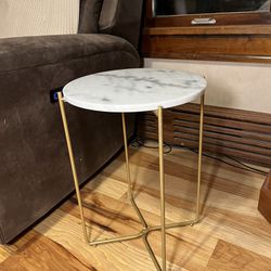 Marble Round Side End Table