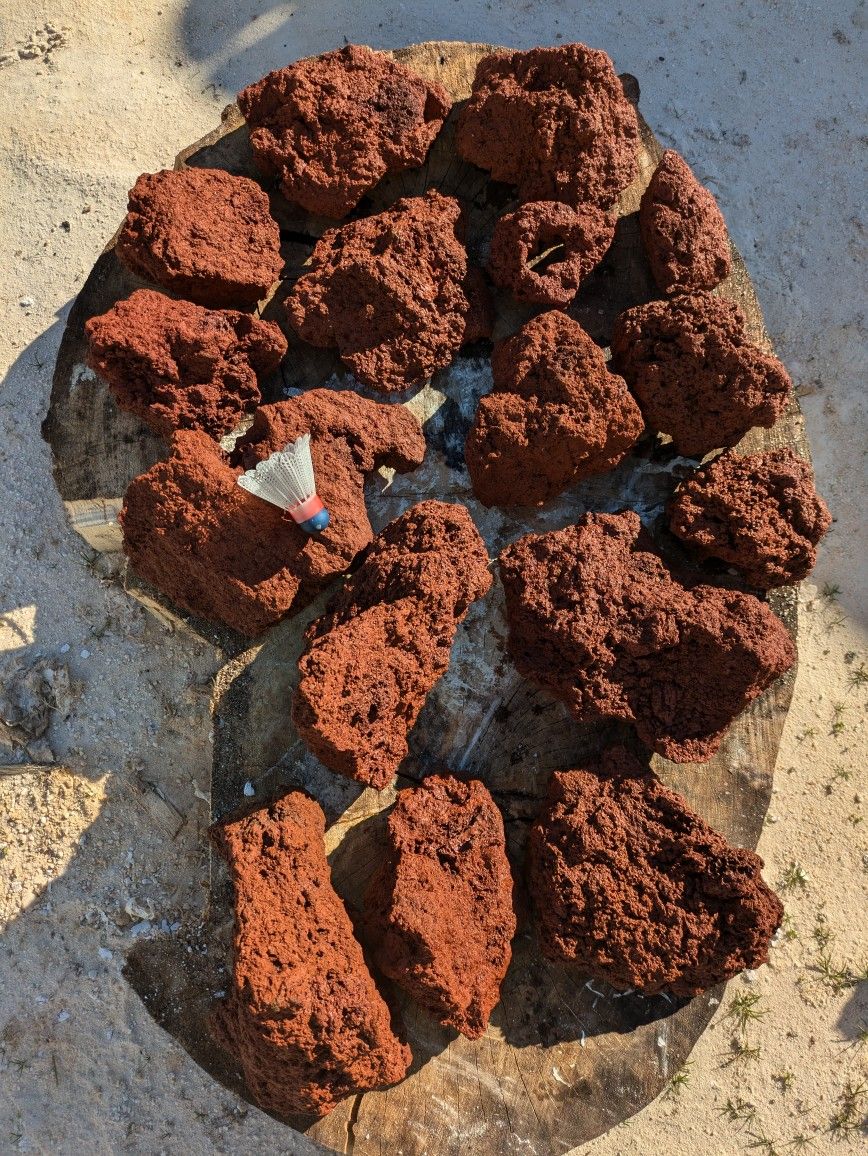 Big Red Lava Rocks