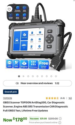 OBD SCANNER TOPDON