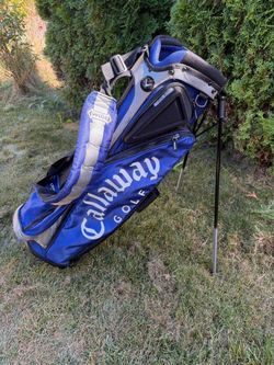 Callaway Sunday Golf Stand Bag Blue Gray