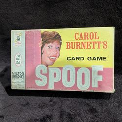 Vintage 1964 Carol Burnett’s "Spoof" Card Game by Milton Bradley – Complete Set