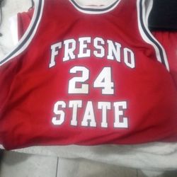 Red  Paul George Fresno State Jersey