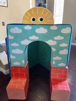 Battat Foam Cloud Castle Fort Building Set