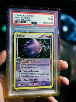 PSA 9 Gengar Holo 2006 Pokemon EX Legend Maker