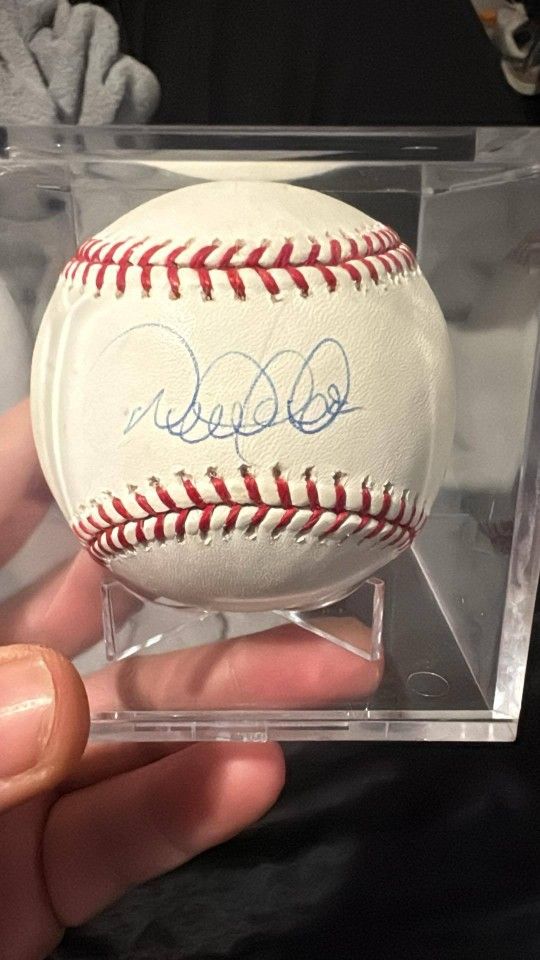 Derek Jeter Steiner COA MLB Coa Autograph Signed Baseball New York Yankees