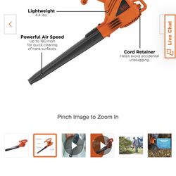 Handheld Leaf Blower With Cord 