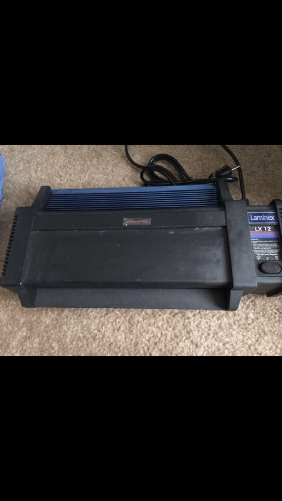 Laminex laminating machine never used in the box