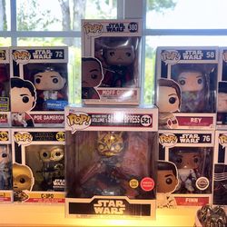 Star wars funko pop lot