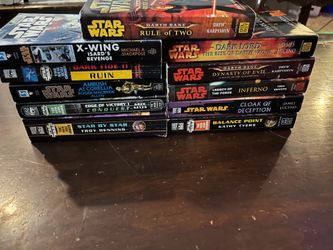 Star Wars book lot 11 books
