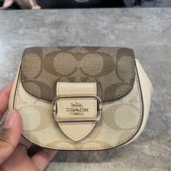 Coach Morgan Saddle Bag In Colorblock Signature