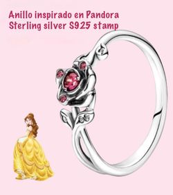 Bella Princess Ring  Sterling Silver Stamp 