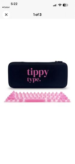 Tippy Type Keyboard Case with Pink Keycap Set