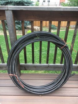 Sprinkler hose. About 200 feet.