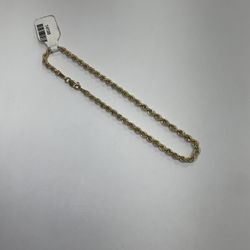 8 Inch Gold Bracelet