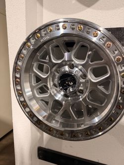 KMC wheel tires new silver with tires new 6lug Chevy Gm