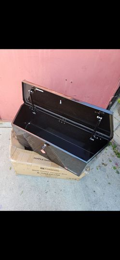 36 Inch Trailer Tongue Tool Box Lockable Steel Tool Chest Black
36x12x12 in Utility Trailer Tool Box Gas Strut Heavy Duty Steel Truck Storage Organize