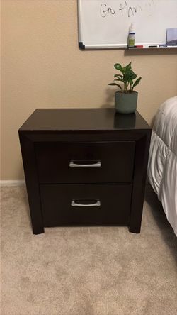 Nightstand dark wood