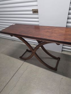Wooden tv table