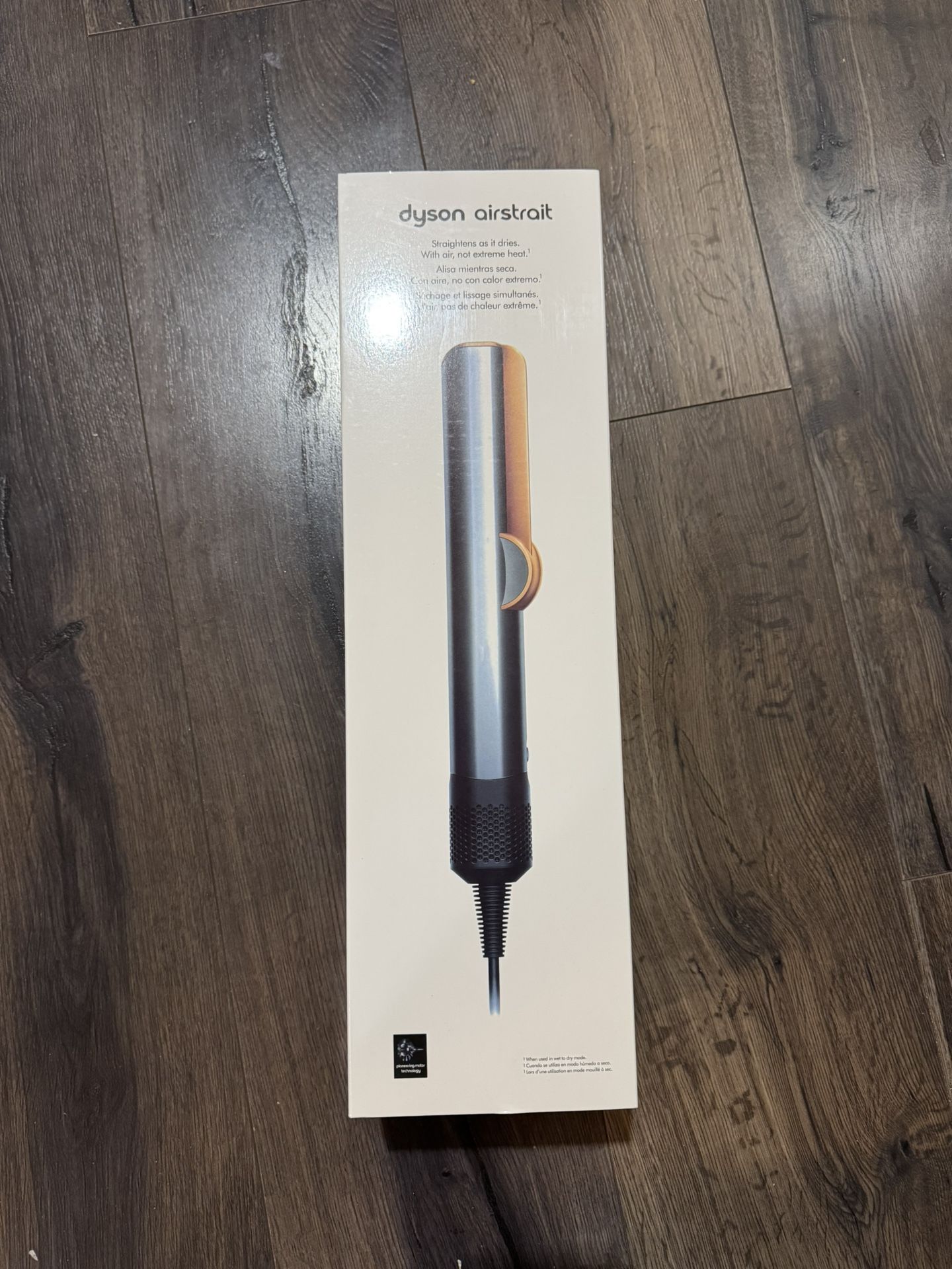 Brand New Dyson Airstrait Hair Straightener Nickel/Copper