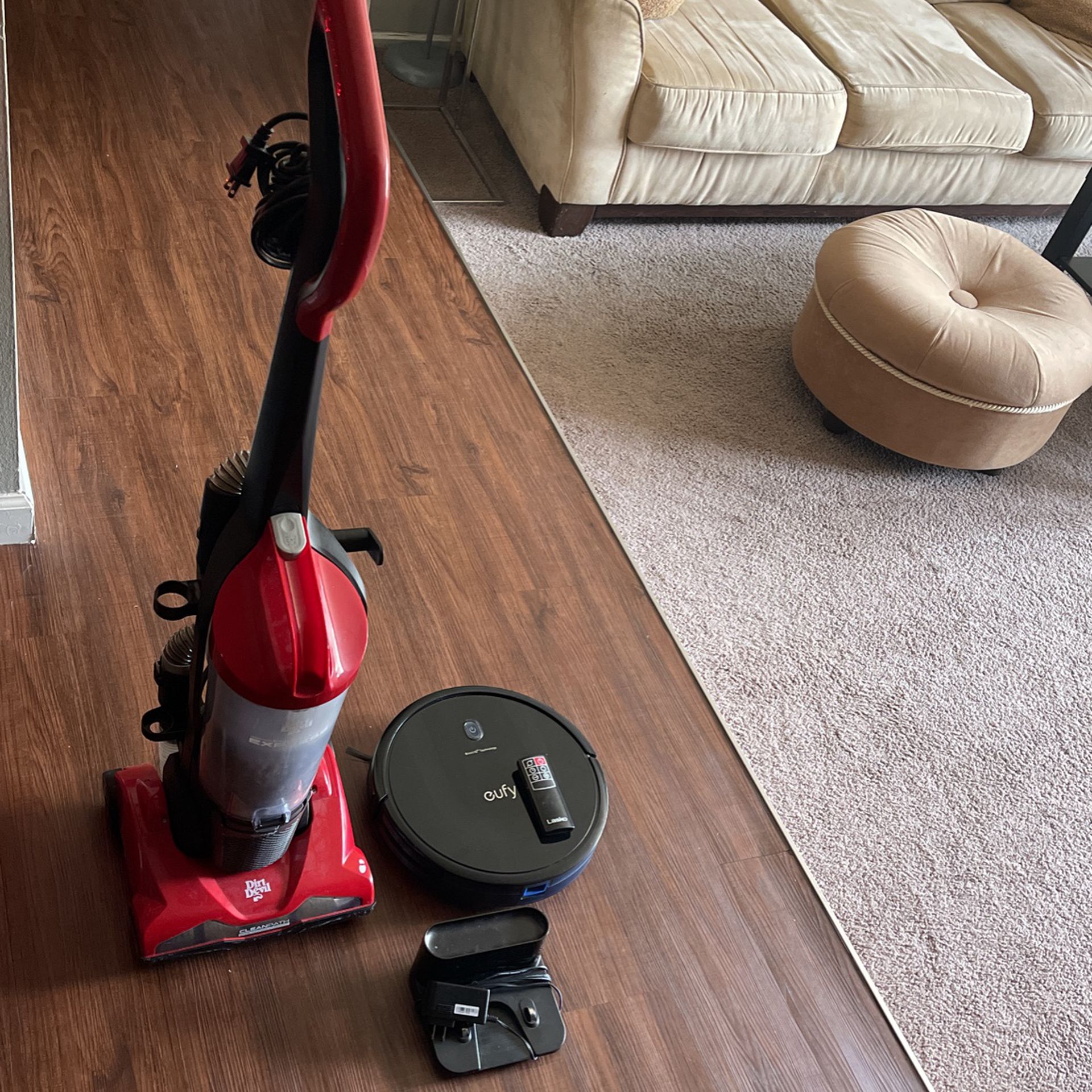 Dirt Devil Corded + Eufy Roomba Vacuum Cleaner Set