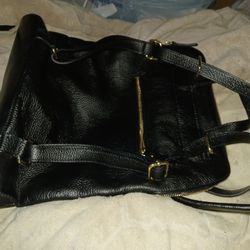 L Credi  Leather Back Pack