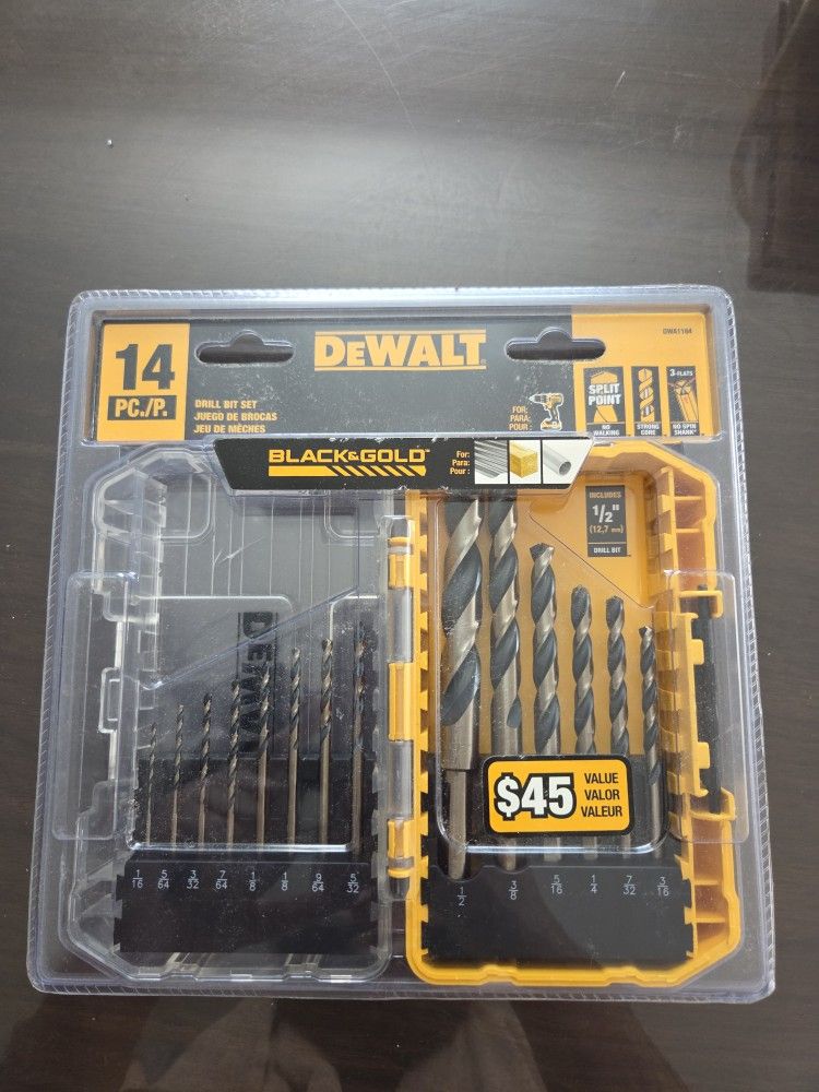 DEWALT Drill Bits - 14 Pieces