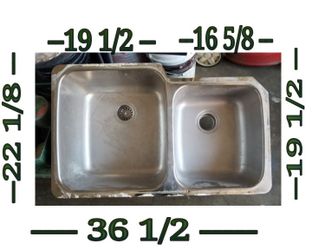 Used Stainless Steel Sink