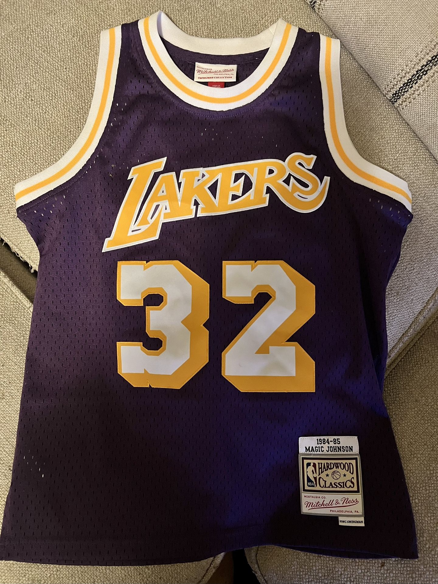 Los Angeles Lakers Magic Johnson Mitchell and Ness Youth Jersey