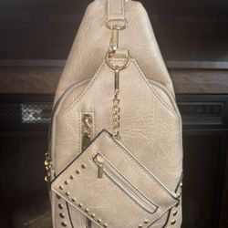 Leather Torso Crossbody Purse  