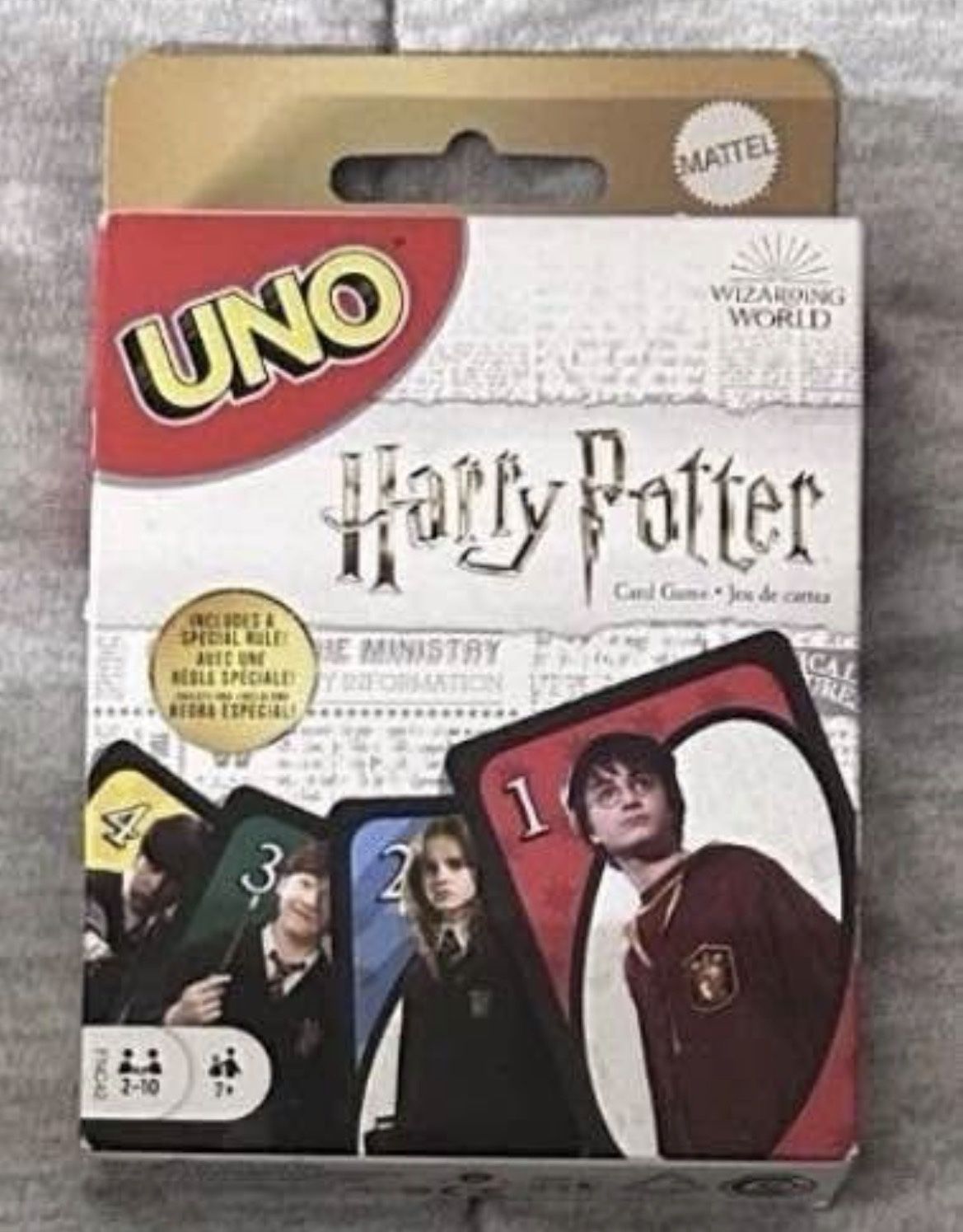 Harry Potter Uno Cards