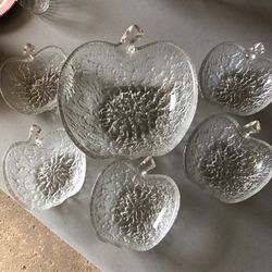 Six-Piece Glass Salad Bowl Set