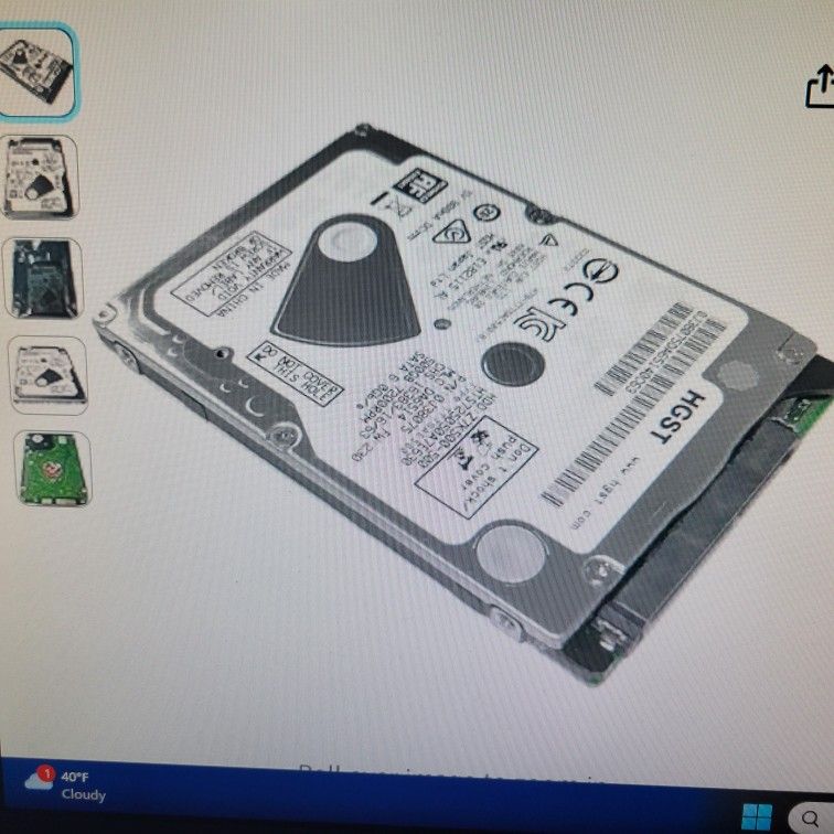 OEM Hitachi Travelstar Z7K500 500GB 7200RPM 2.5" 32MB Cache SATA 6GBPS LAPTOP HARD DRIVE. Only Have 2 Left.
