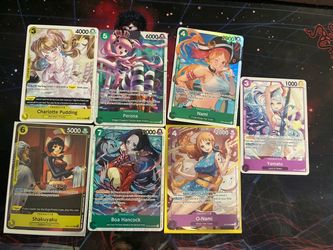 One piece CCG waifu mixed lot