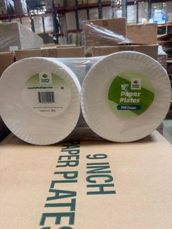 Paper plates 2,000 count