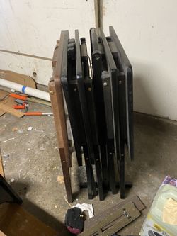 5 Collapsible Dinner TV Trays