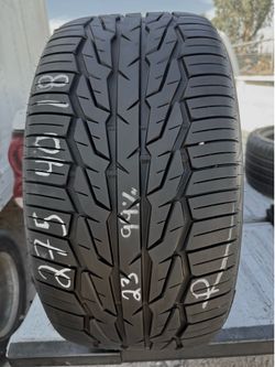 INSTALLED 275/40/18 99% TIRE