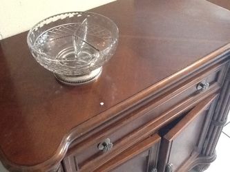 very nice bowl with sterling silver bass